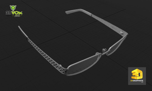 modelisation 3d de lunettes