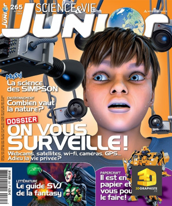 Illustration 3D - Magazine science et vie junior