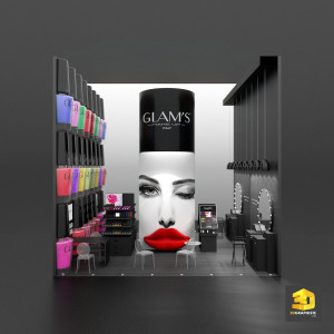 stand glam's make up - italy