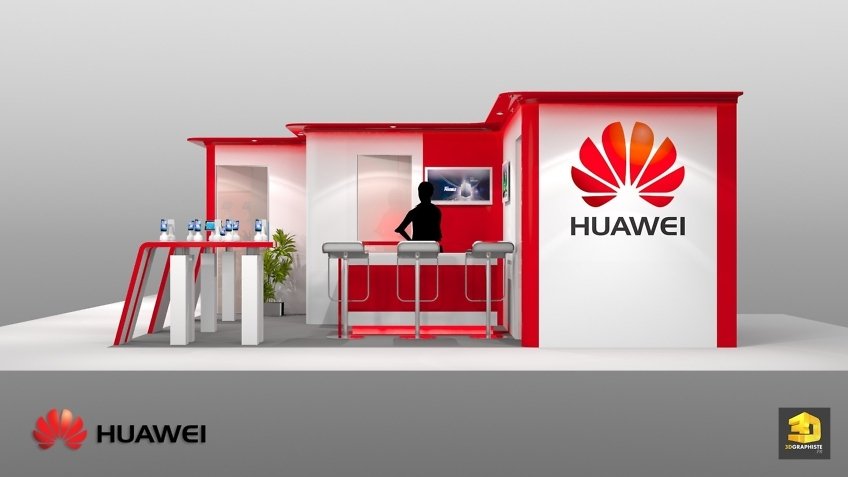 Graphiste Stand Huawei - Stand Exposition - Téléphonie