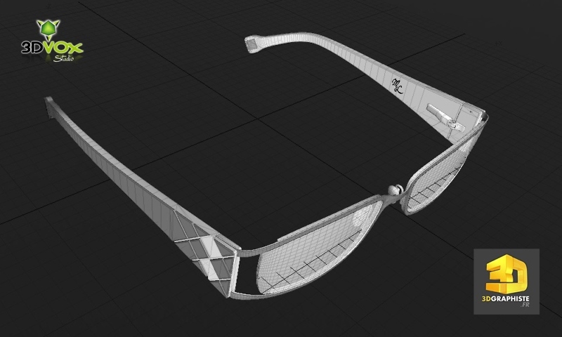 modeleur 3d lunettes