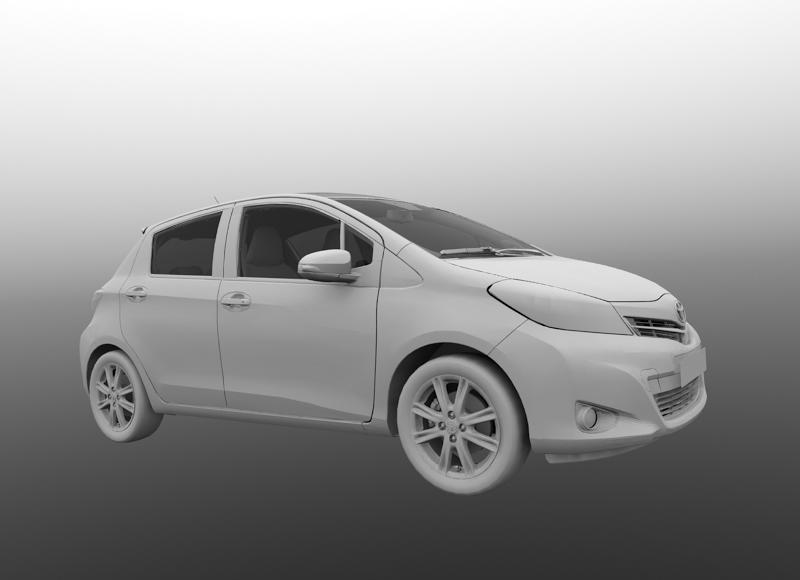modelisation 3d voiture automobiles Toyota Yaris