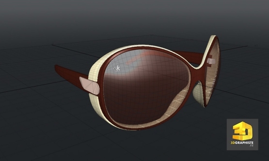 modelisation lunettes cao 3d