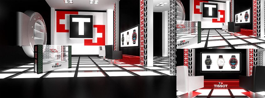 architecture intérieure stores tissot