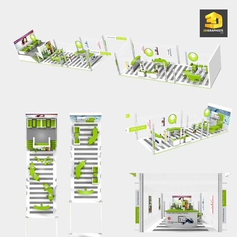 Conception de stand d'exposition Phonak