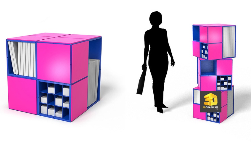 Rendu 3D de meuble - designer 3d