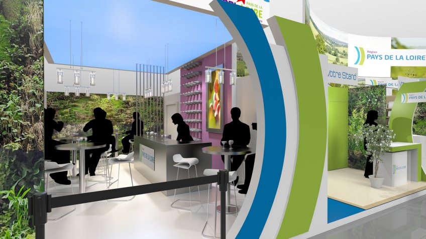 Rough 3D - Stand Pavillon - Bar