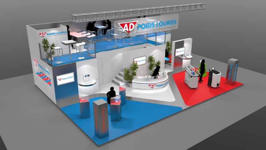 Création de stand pour salon - Autodistribution