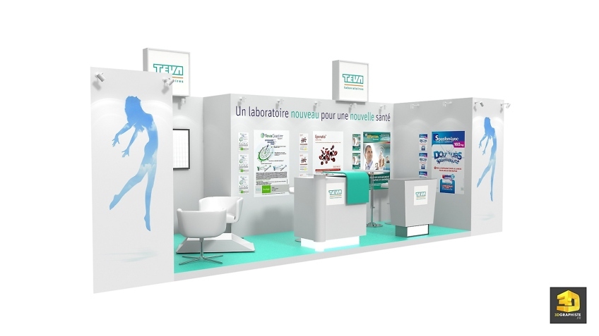 Stand TEVA - Stand modulaire