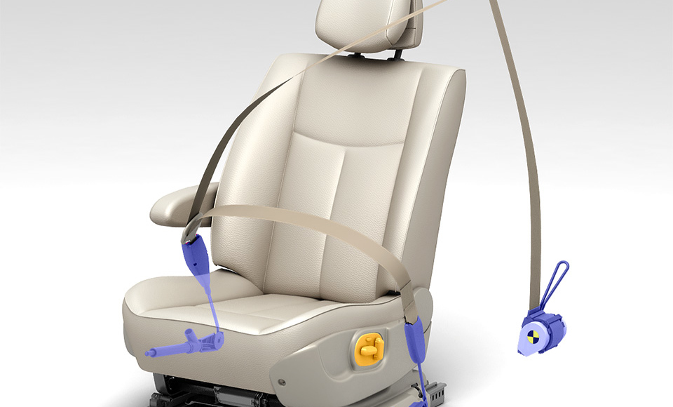 sécurité sièges voiture Renault Mégane