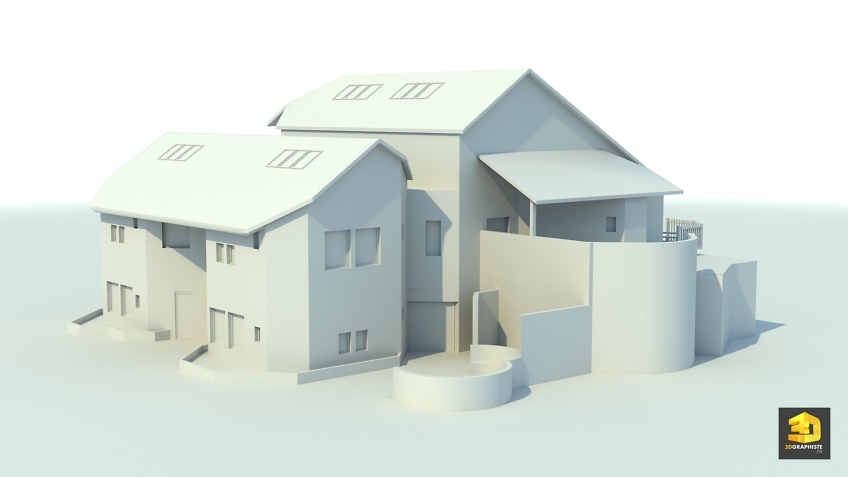 modélisation 3D architecture - école primaire