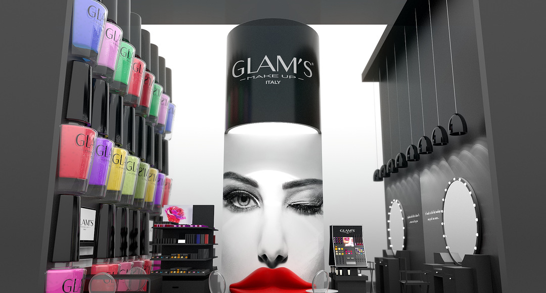 rough stand cosmétiques Glam's