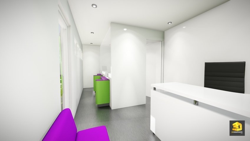 perspective interieur conteneur SCCM - agence mobile