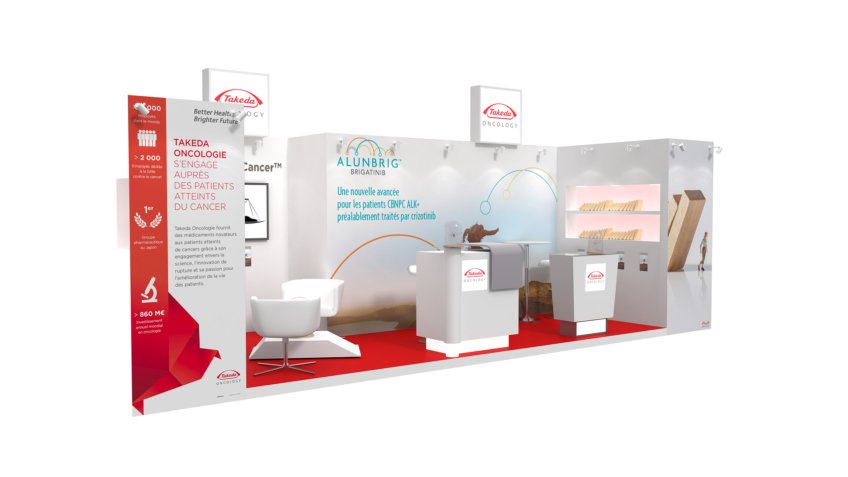 créateur stand d'exposition médical Takeda