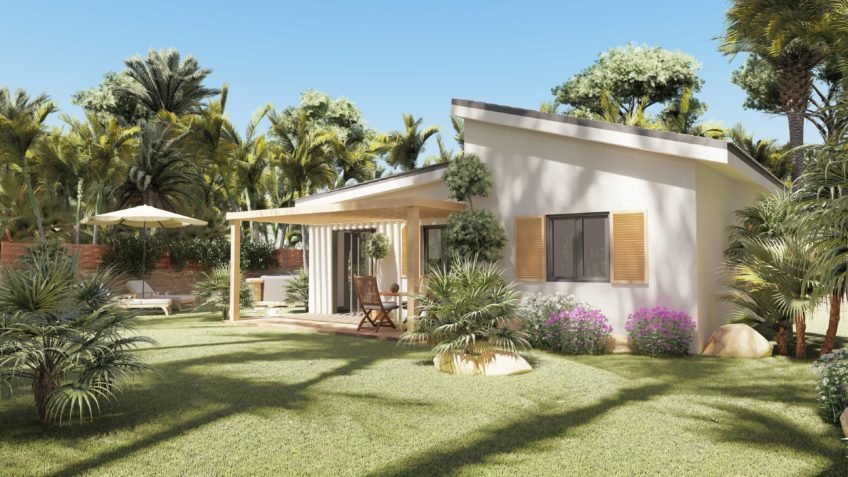 maison plein pied - infographie 3d la reunion les palmes