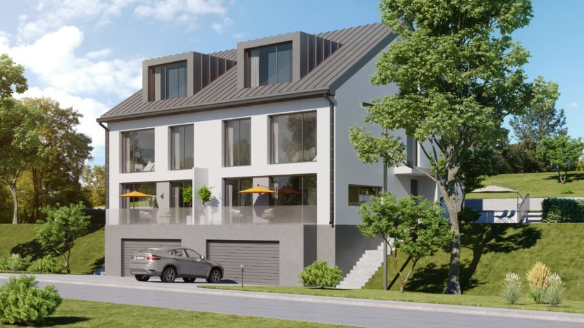 perspectives 3d Luxembourg - maison