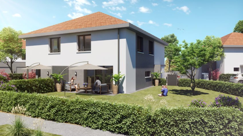 graphiste 3d architecture freelance grenoble - perspective 3d maison